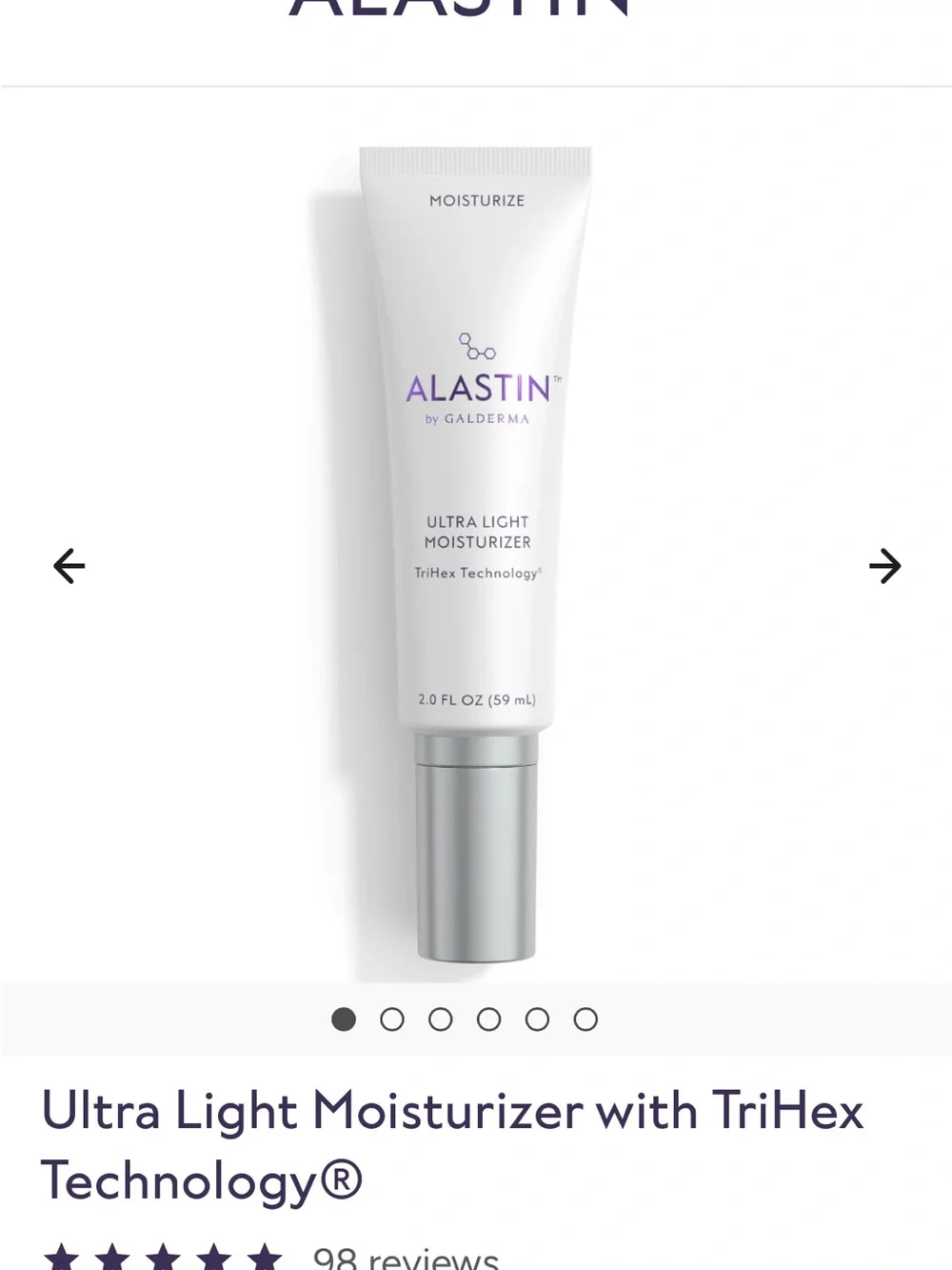 Alastin Ultra Light Moisturizer - White